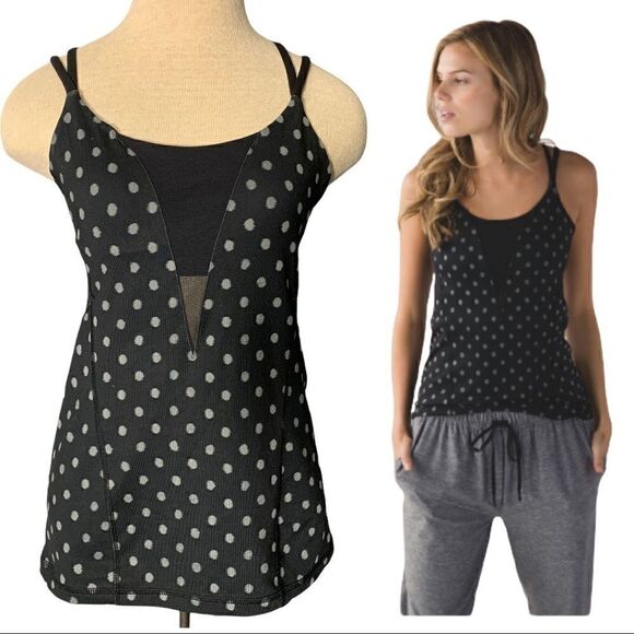 lululemon athletica Tops - LULULEMON Exquisite Mesh Cutout Tank Top size 4